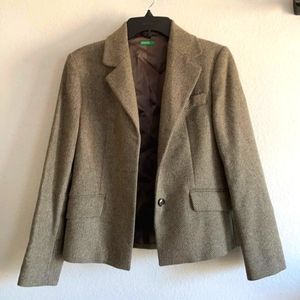 United Colors of Benetton tweed blazer